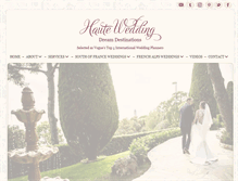 Tablet Screenshot of hautewedding.co.uk